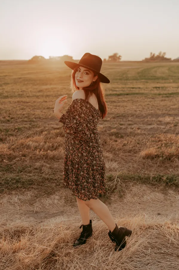 Bonnie Rancher Hat in Black by Vanelegance