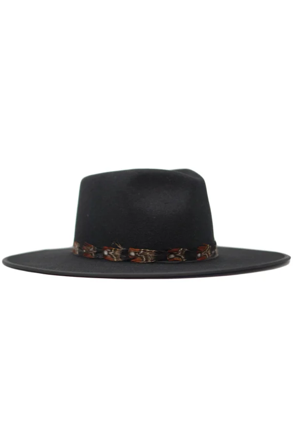 Bonnie Rancher Hat in Black by Vanelegance