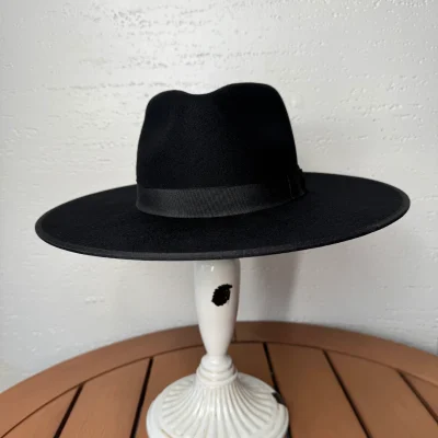 Chandra Black Rancher Hat 1